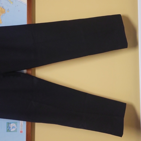 CITADIN MICRO ULTRA LOW RISE SLANT POCKET DRESS BLACK PANT - Picture 4 of 15